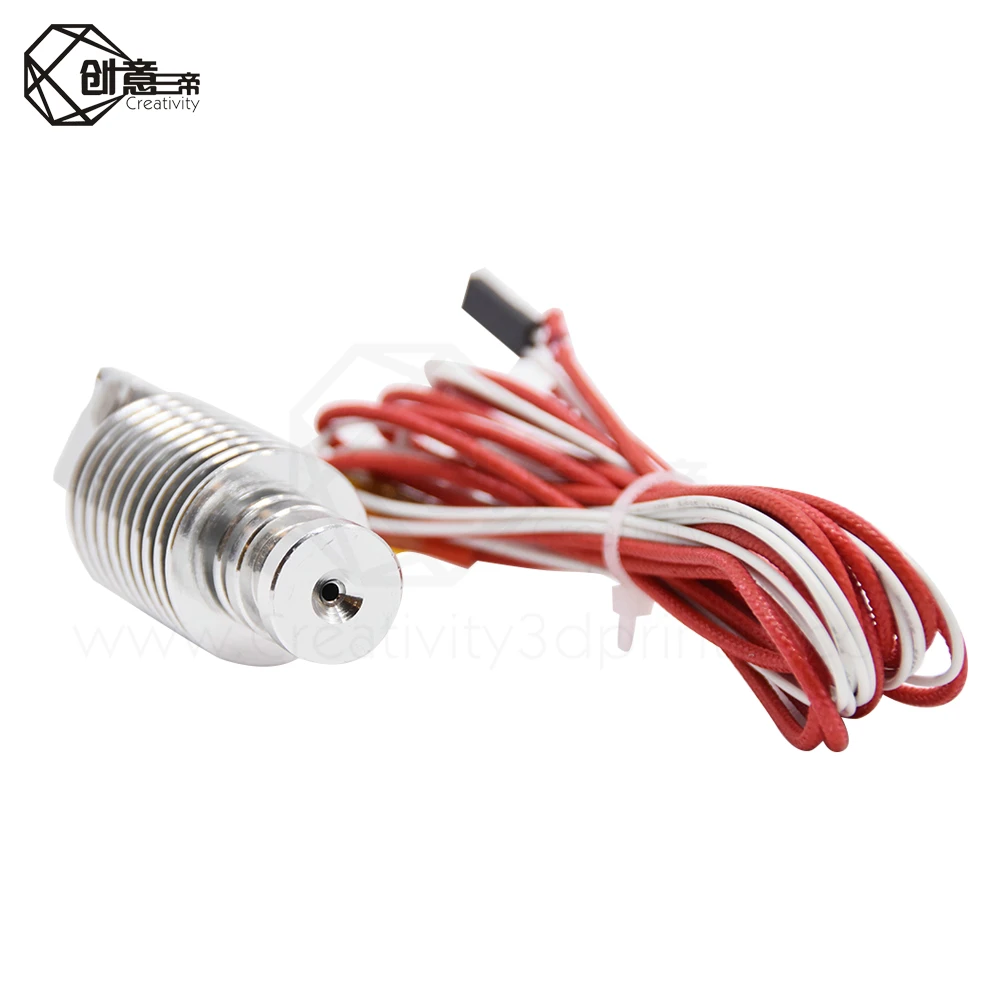 

3D Printer V5 12V/24V J-head Hotend Wade Long / Short Distance Extruder with V5 Heating Block all Metal Throat for 1.75/3.0mm