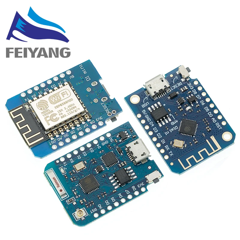 WeMos D1 Mini Pro V3.0 NodeMcu 4 Мб/16 Мб байт Lua WIFI Интернет вещей Плата развития ESP8266 CH340G Nodemcu