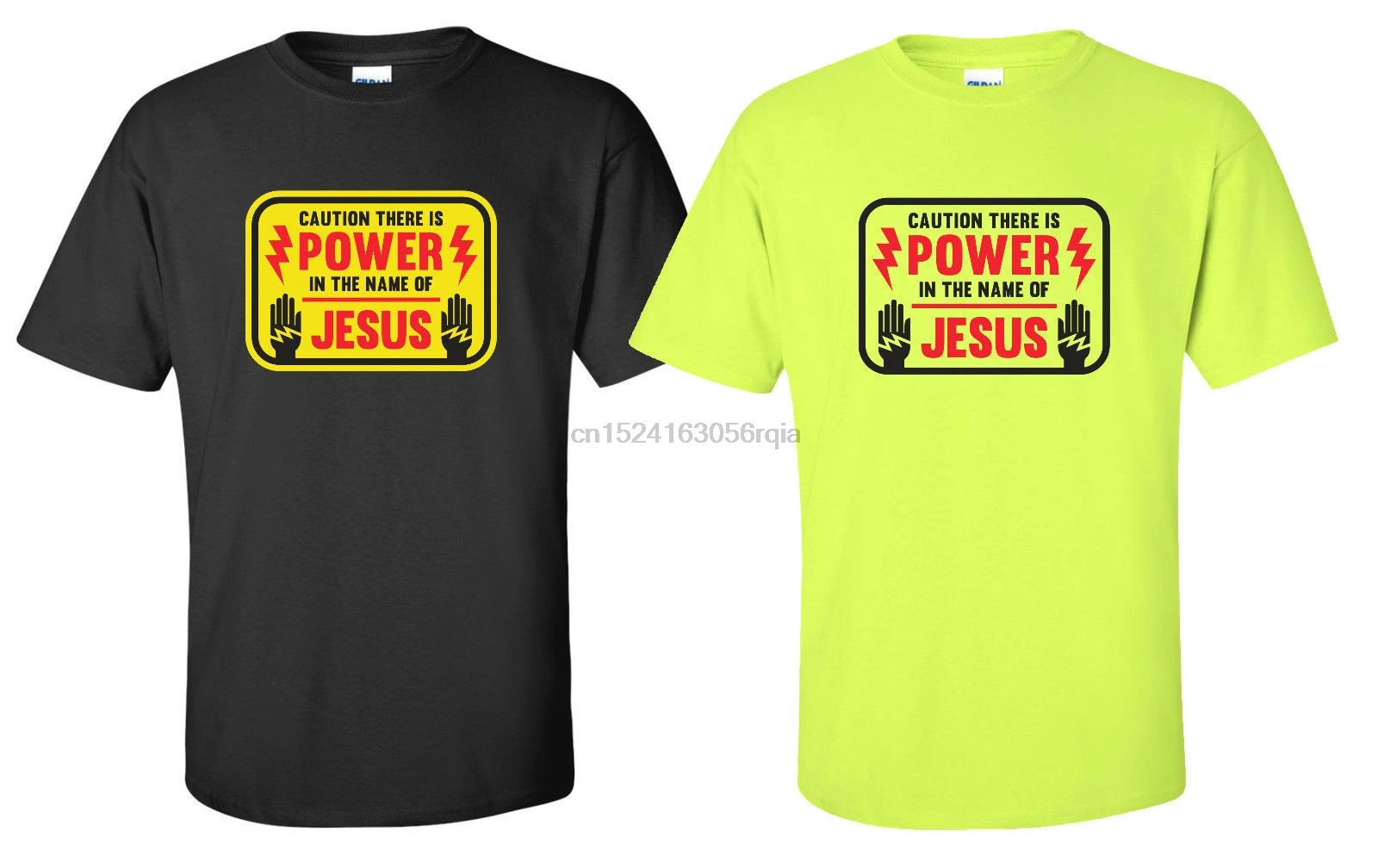 Футболка с надписью Power In The Name Христианская церковь Библейский стих Вера Иисуса