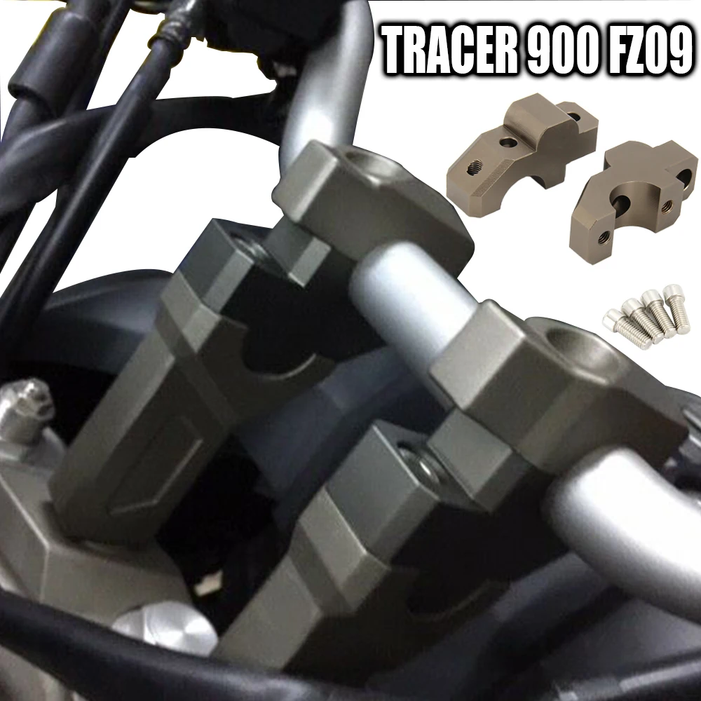 

For Yamaha MT09 Tracer 900 FZ09 New Motorcycle Accessories Handlebar Riser Clamp Extension Handlebar Adapter Mount