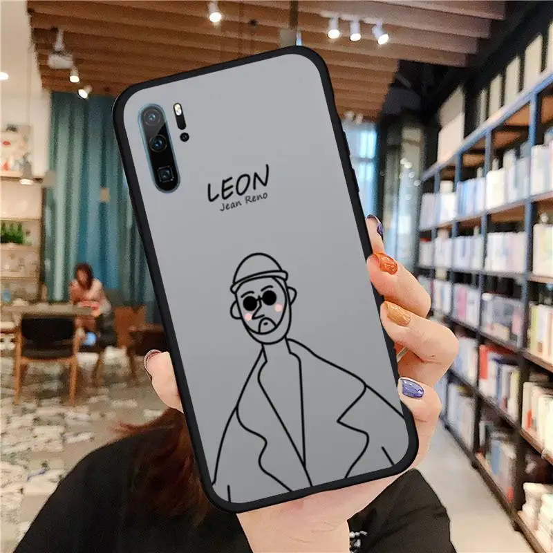 

Leon movie line funny design Phone Case For Huawei honor Mate P 9 10 20 30 40 Pro 10i 7 8 a x Lite nova 5t Soft silicone funda