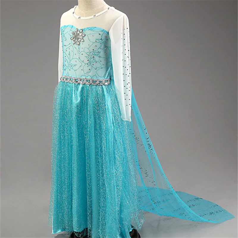 Нарядное платье для девочек принцессы Анны и Эльзы карнавальный костюм Детские