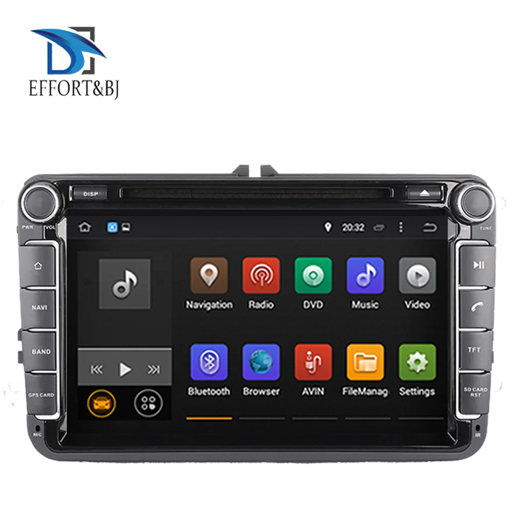 Автомобильный DVD проигрыватель 2DIN ОЗУ 4 Гб Android 9 0 мультимедийный для V W SAGITAR/JATTA/PASSAT