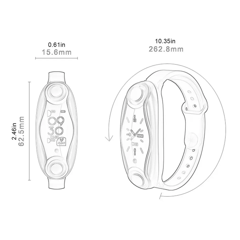 

T90 Fitness Bracelet Wireless Earphone 2 In 1 5.0 Chip Ip67 Waterproof Sport Smart Watch Sports Color Screen