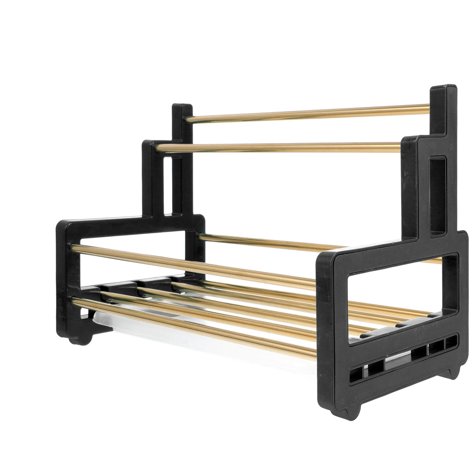 

1Pc Double-deck Draining Storage Rack Kitchen Storage Shelf Sponge Holder