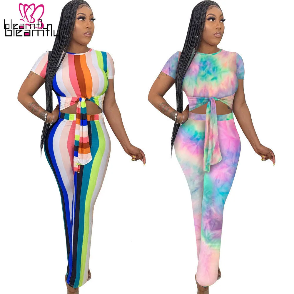 Новинка женский сексуальный комбинезон в разноцветную полоску с рисунком