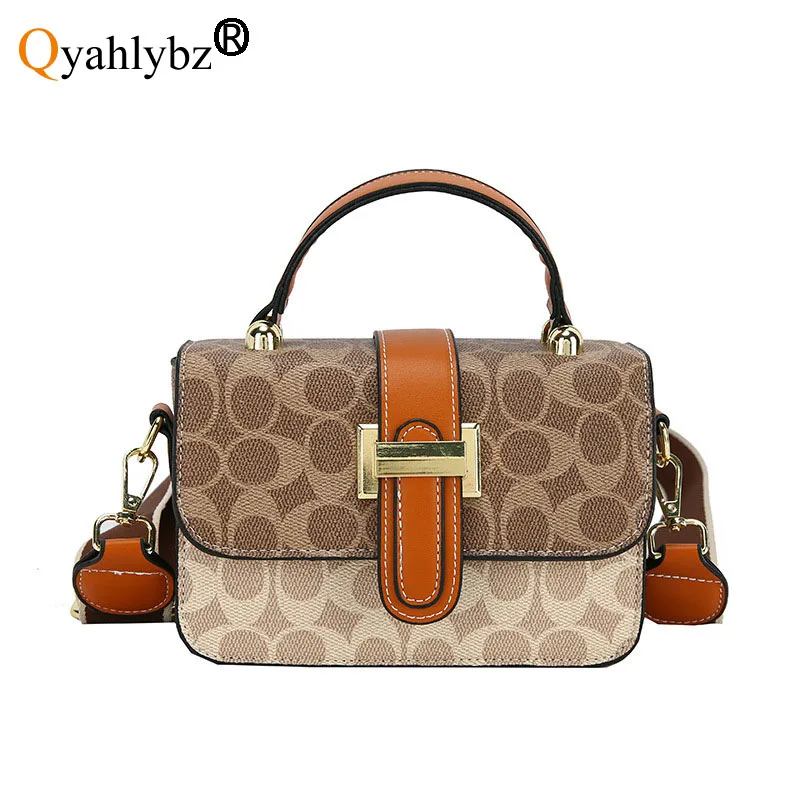 

Модная сумка-мессенджер qlord lybz контрастных цветов, маленькие квадратные Наплечные сумки, женская роскошная дизайнерская сумка, женские сум...