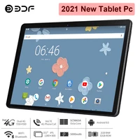 bdf new pro tablet 10 inch tablet pc octa core 2gb32gb android 9 0 tab dual sim 4g phone call wifi bluetooth mi pad tablet 10 1