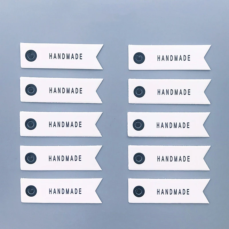 

50pcs/lot Packaging Tags Handmade Hang Tag White Paper Tags Thank You Gift Tag Labels for DIY Wedding Party Gift Or Candy Tags