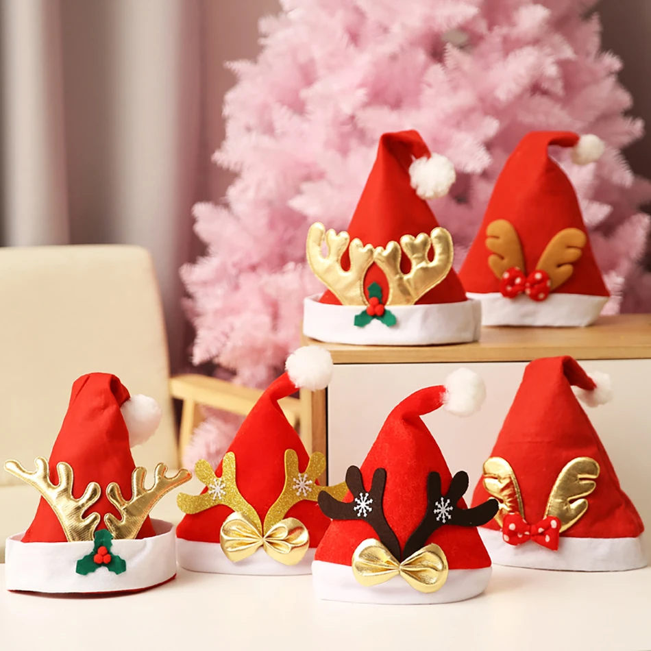 

Шапка в стиле ретро на новый год, плотная плюшевая теплая шапка для детей, Детский подарок, теплая зимняя 2021