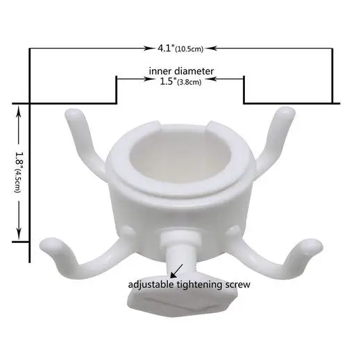 2 шт. крючок для пляжного зонта четыре ножки крючки садового пластиковая вешалка