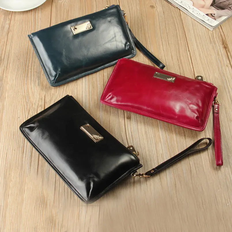 Модный женский кошелек из натуральной кожи сумка для кредитных карт женская