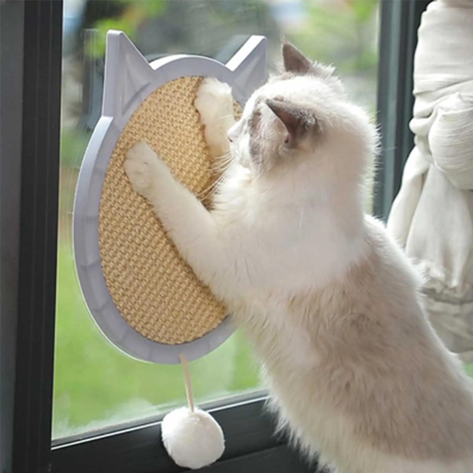Cat Scratch Board Cat Toy Mini Cat Scratch Toy Wear Resistant Sisal Hanging Pet Cats Grinding Pad Pet Supplies Kind