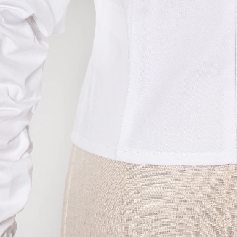 

TWOTWINSTYLE Khaki Ruched Shirt For Women V Neck Long Sleeve Tunic Elegant Blouse Female 2020 Autumn Fashion New Clothing Tide