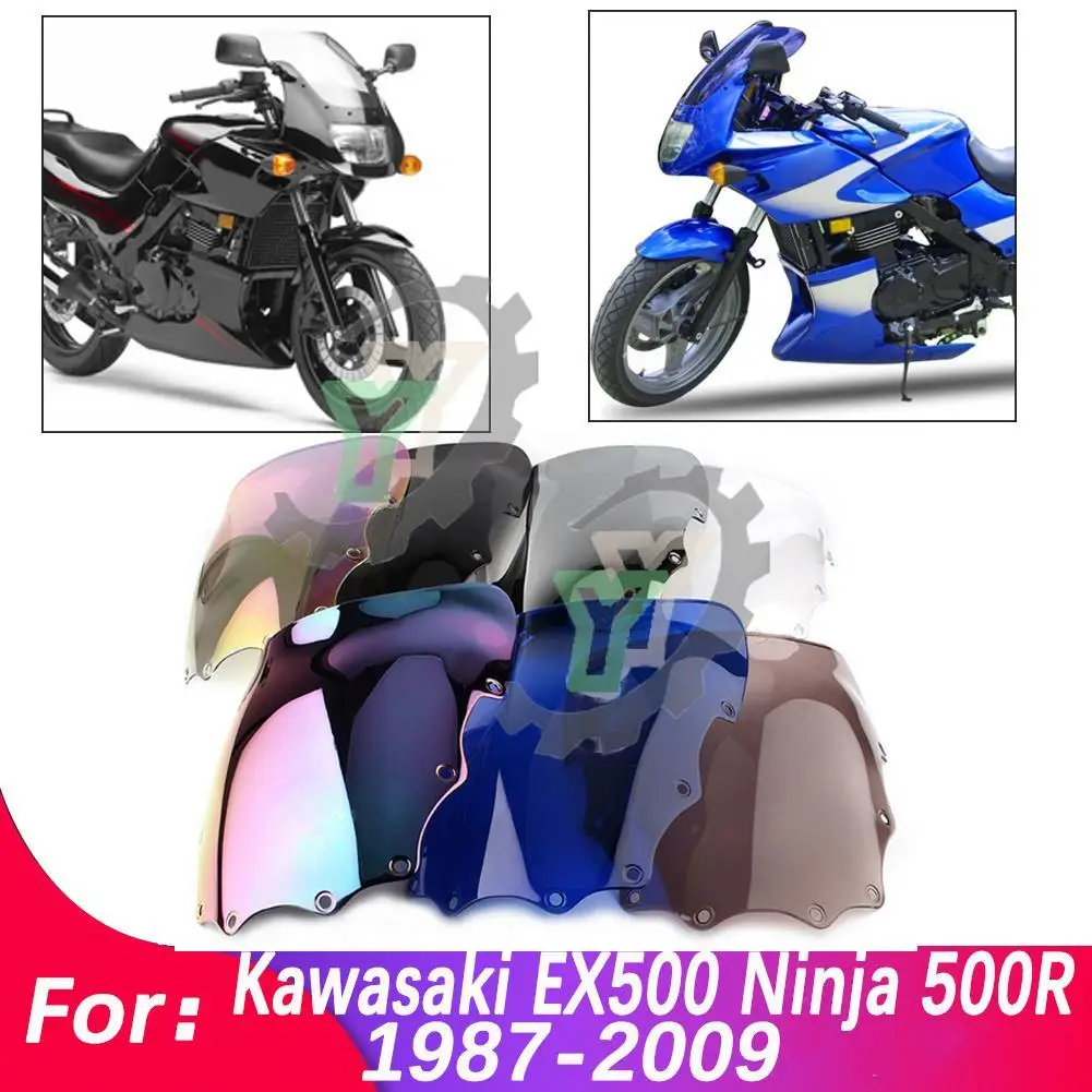 

Ветровое стекло для мотоцикла, EX-500/EX 500R GPZ 500, ветровое стекло для Kawasaki Ninja EX500/EX500R/GPZ500 1987 1988 1989-2009