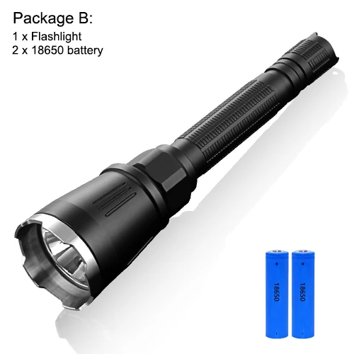 with battery JETBeam BC40Pro портативный охотничий фонарь 18650 CREE XHP50 светодиодный 2930LM Тактический уличный фонарь для охоты - Испускаемый цвет: with battery