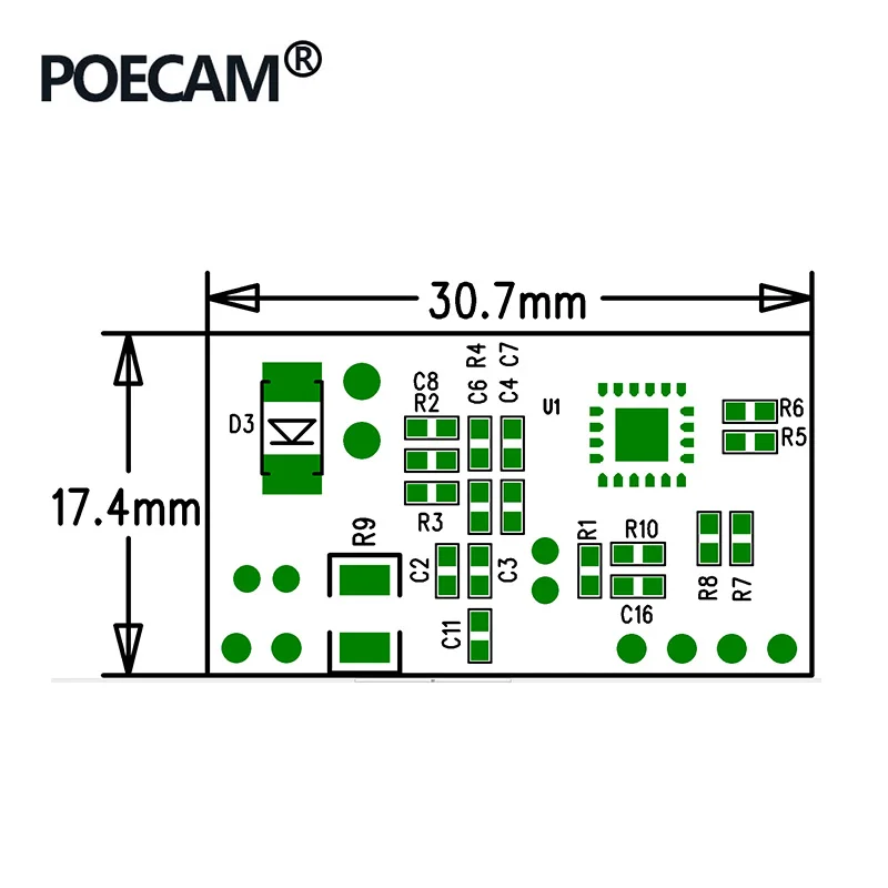 Адаптер IEEE802.3af 12 В poe rj45 dc 5 5*2 1 мм для ip камеры без poe/ip телефона/wifi ap разветвитель