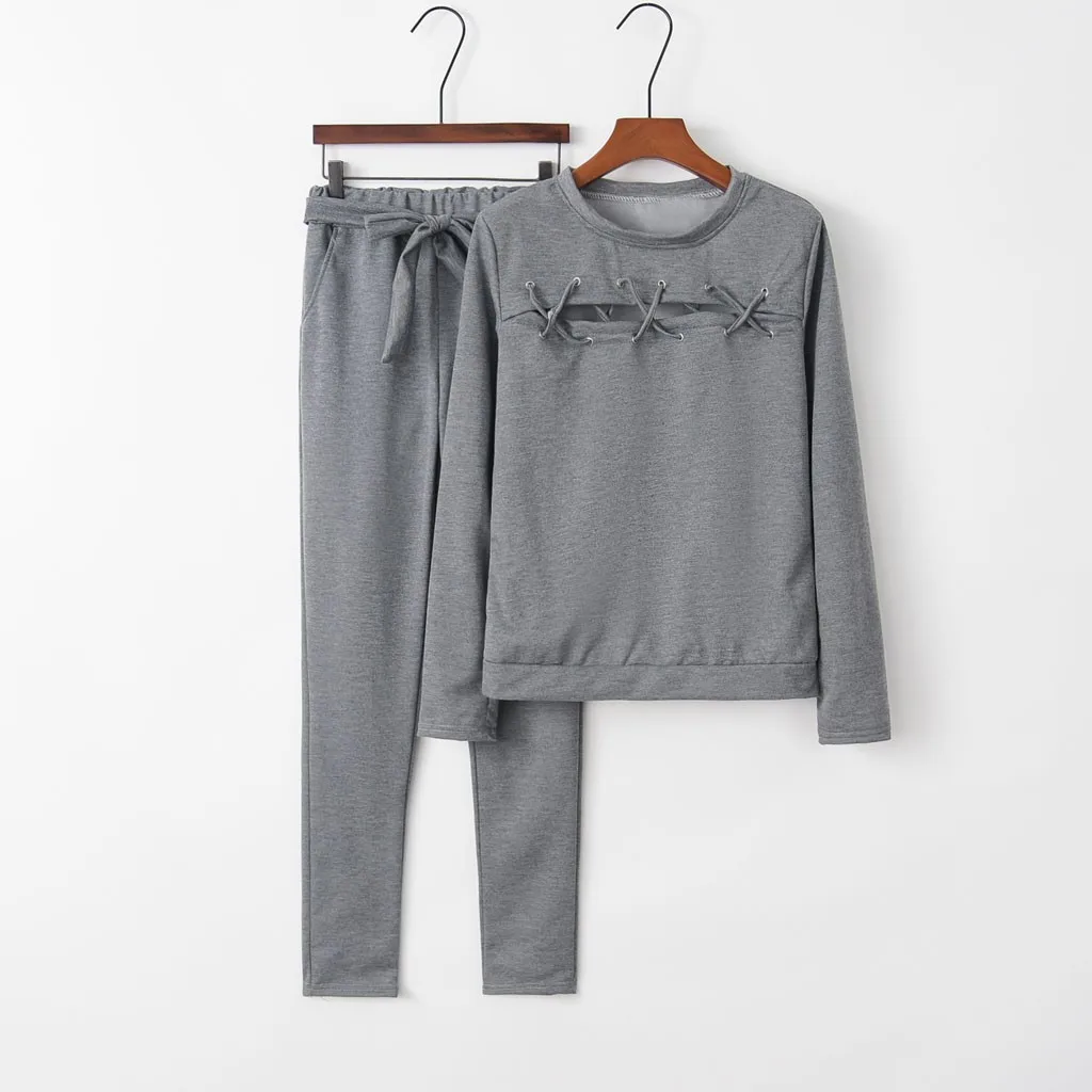 Женский спортивный костюм повседневный комплект из двух предметов: укороченный