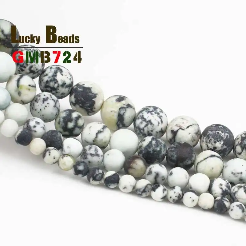 Natural Stone Beads Frosted Matte Yellow Skin Turquoises Round For Jewelry Making DIY Earring Bracelet Accessories 15'' | Украшения