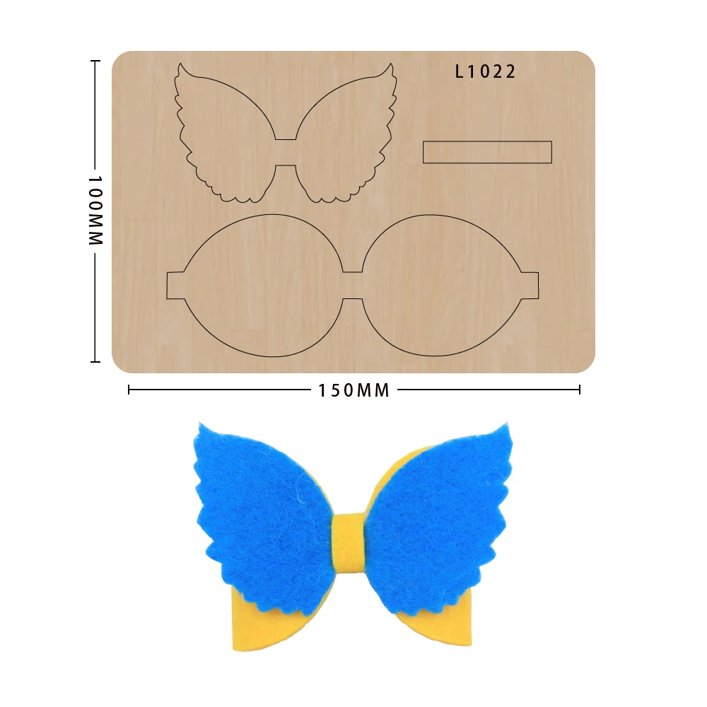 

Bowknot Knife Molds,new Bow-knot Cutting Molds, Die-cutting Wooden Molds,suitable For Big Shot Machines