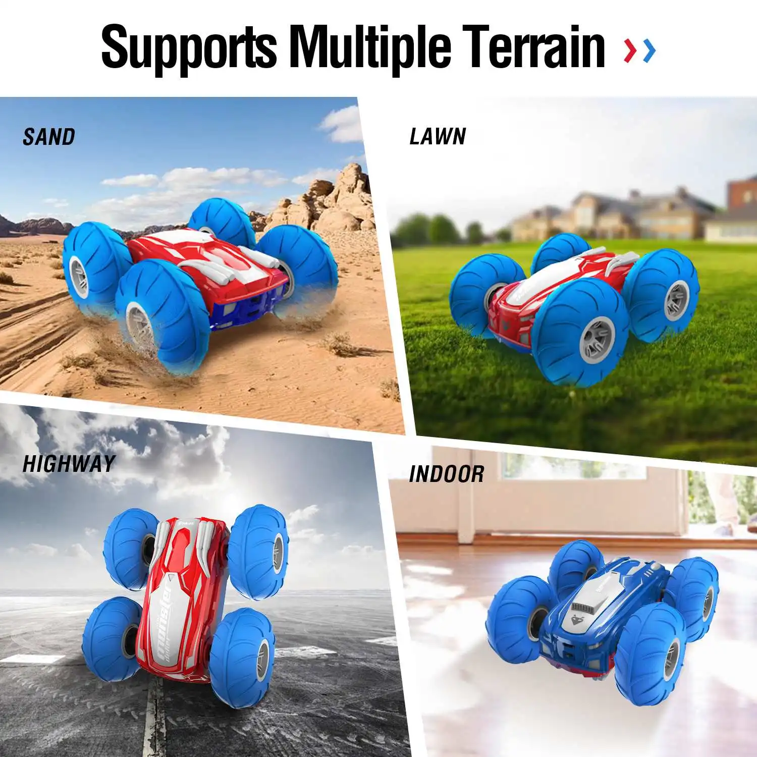 

Eachine EC71 RC Car 2.4G 4CH Stunt High Speed Drift Car Rock Crawler Roll Car 360 Degree Rotation Flip Remote Control Car Toys