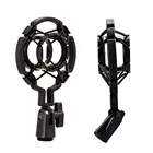 Универсальный профессиональный держатель для конденсаторного микрофона, амортизирующий кронштейн для большой диафрагмы, черный