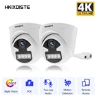 Купольная камера видеонаблюдения H.265, 4K комнатная двухсторонняя IP-камера видеонаблюдения с записью звука, 8 Мп, P2P IP-камера наблюдения