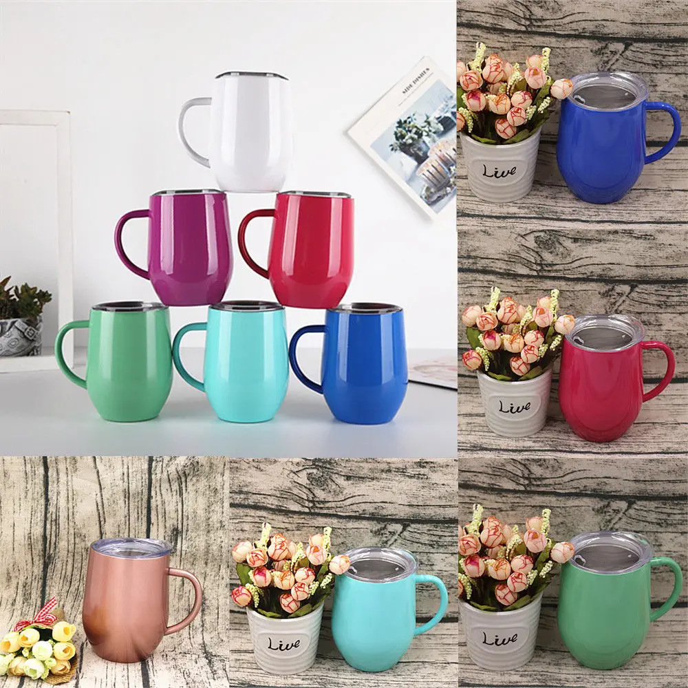 Модная чашка в виде яичницы кружка с двойными стенками из нержавеющей стали яиц