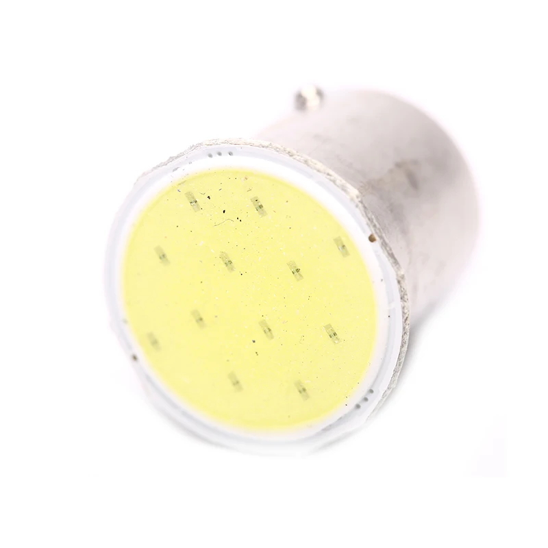 

10pcs 1156 BA15S P21W LED Bulb 12 COB Chips For Auto Car Motorcycle Light Backup Tail Turn Signal Lamp 12V White 6000k