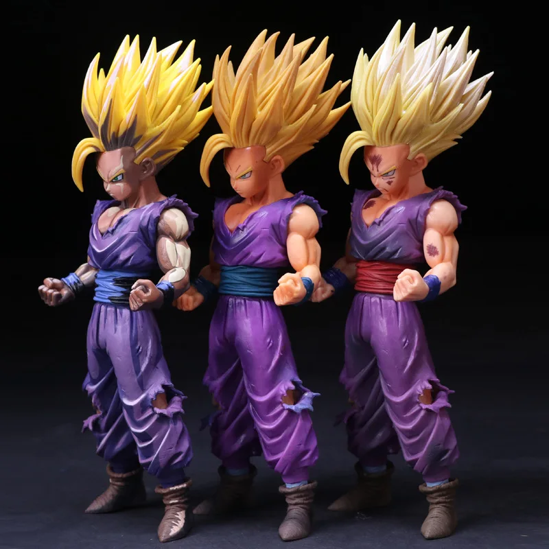 Dragon Ball Z Gohan взрослый ребенок Супер Saiyan Пробуждение Ver. ПВХ экшн Коллекционная DBZ Гоку Гохан битва Модель Коллекция 12-24 см