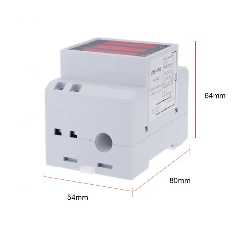 Многофункциональный цифровой измеритель Din Rail амперметр вольтметр светодиодный