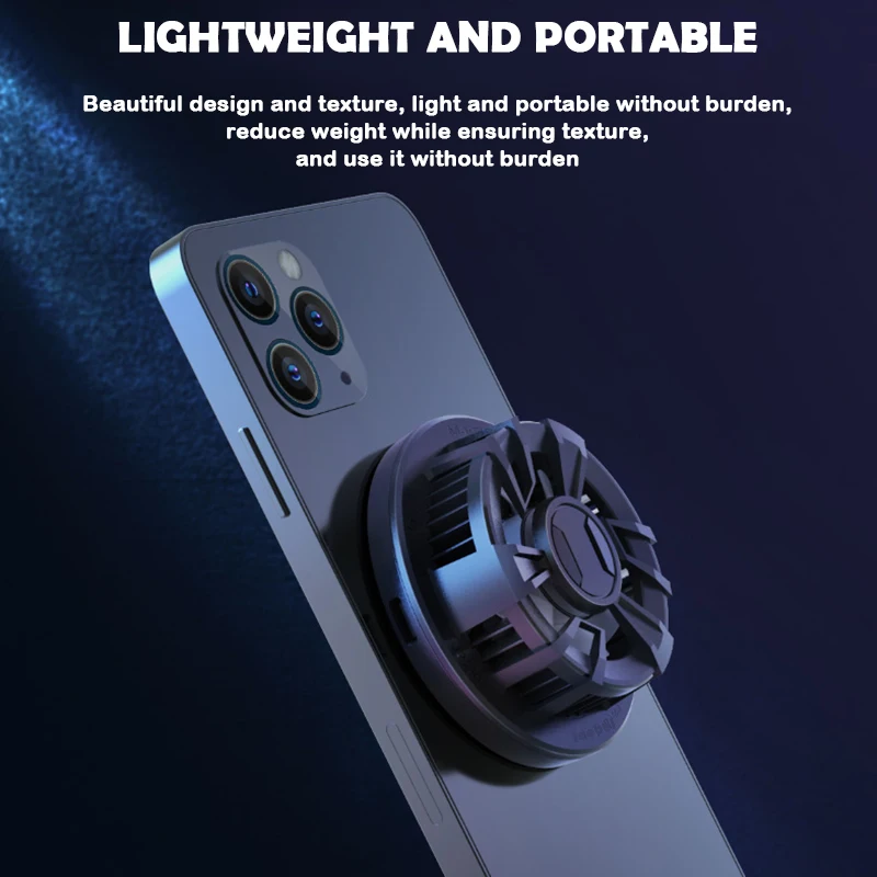 magnetic mobile phone cooler semiconductor portable tablet cooling fan holder ipad mute radiator for android iphone accessories free global shipping