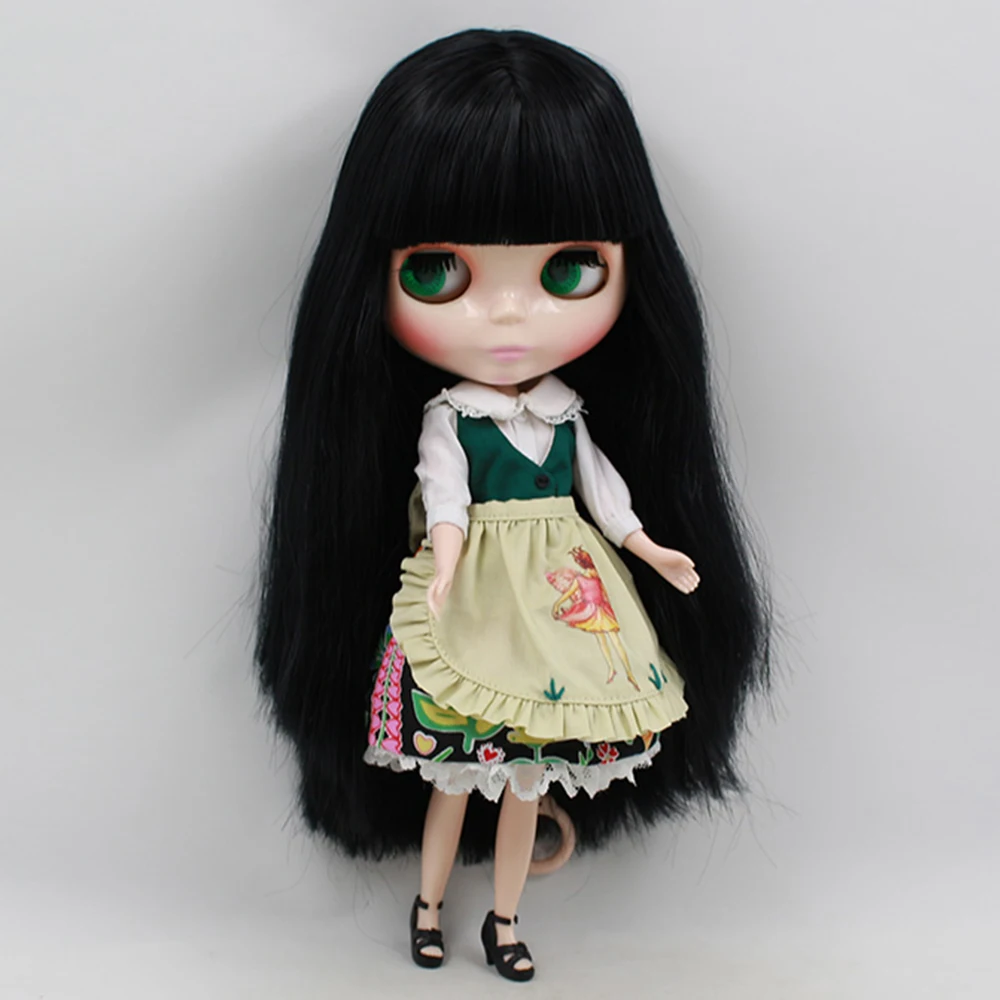 Одежда для 1/6 Blyth куклы ICY 3 предмета в комплекте платье передник и сумки той же