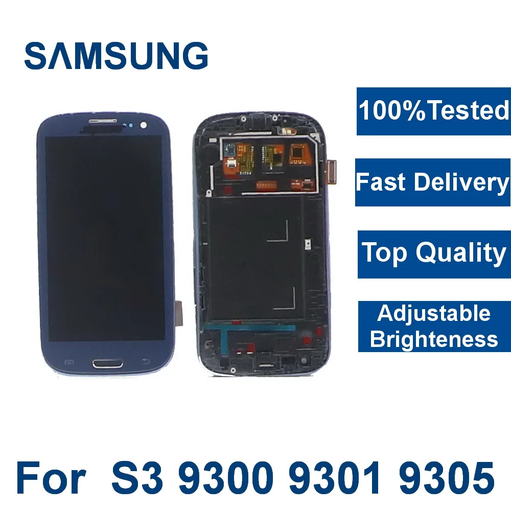 4 8-дюймовый сенсорный ЖК-экран S3 TFT дигитайзер с регулировкой яркости для Samsung Galaxy