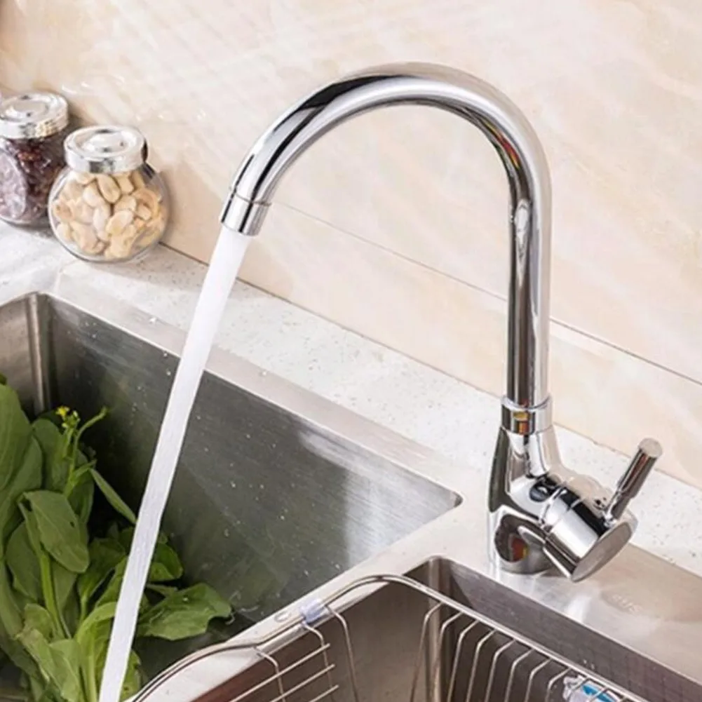 

Kitchen Sink Faucet 360 Swivel Vessel Sink Mixer Pull Out Spout Water Hot Cold Mixer Single Handle Stainless Steel Tap