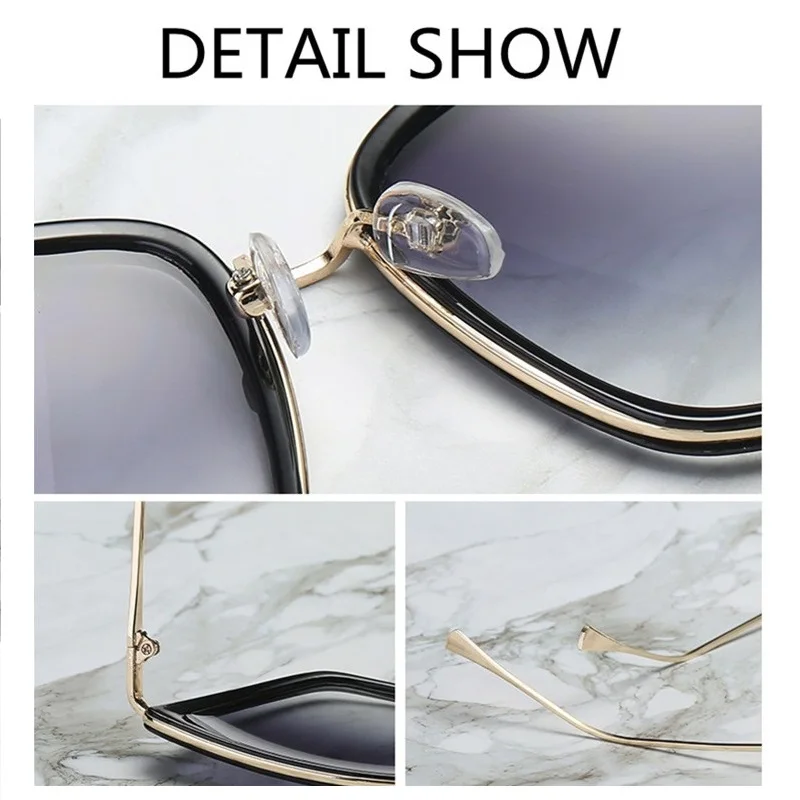 Женские солнцезащитные очки кошачий глаз большие винтажные зеркальные в стиле