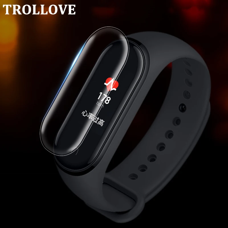 Защитная пленка для экрана Xiaomi Mi Band 5 мягкая 3 4 аксессуары смарт браслета