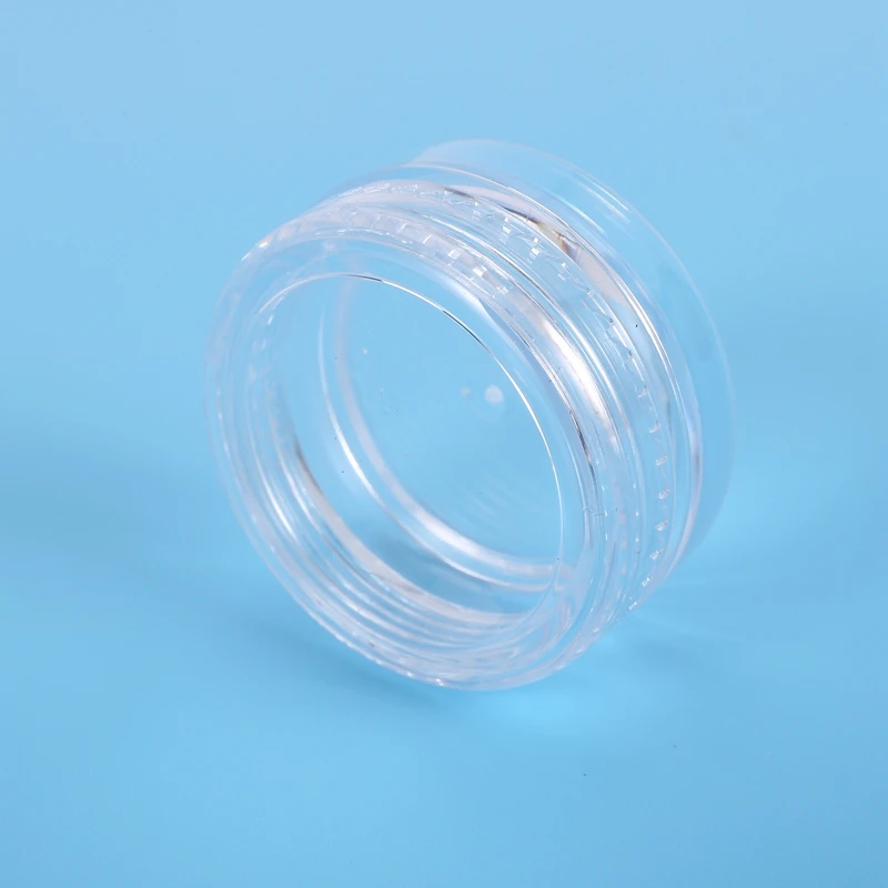 

Plastic Box For Jewelry Beads Pills Storage & 12 Round Organizer Containers Jars,Transparent,Box size: about 12x9x1.6cm small ro