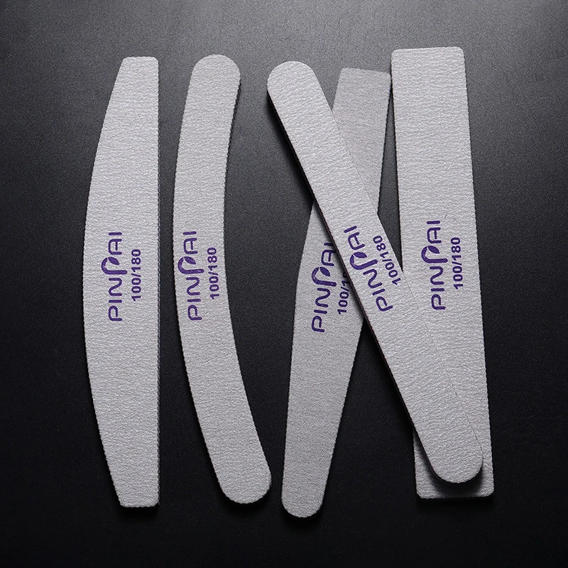 100/180 пилка для ногтей полировальный блок педикюра серая инструменты дизайна 1