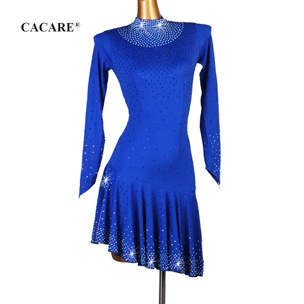 2020 роскошное платье для латинских танцев женские платья дешевые стразы D0272 |