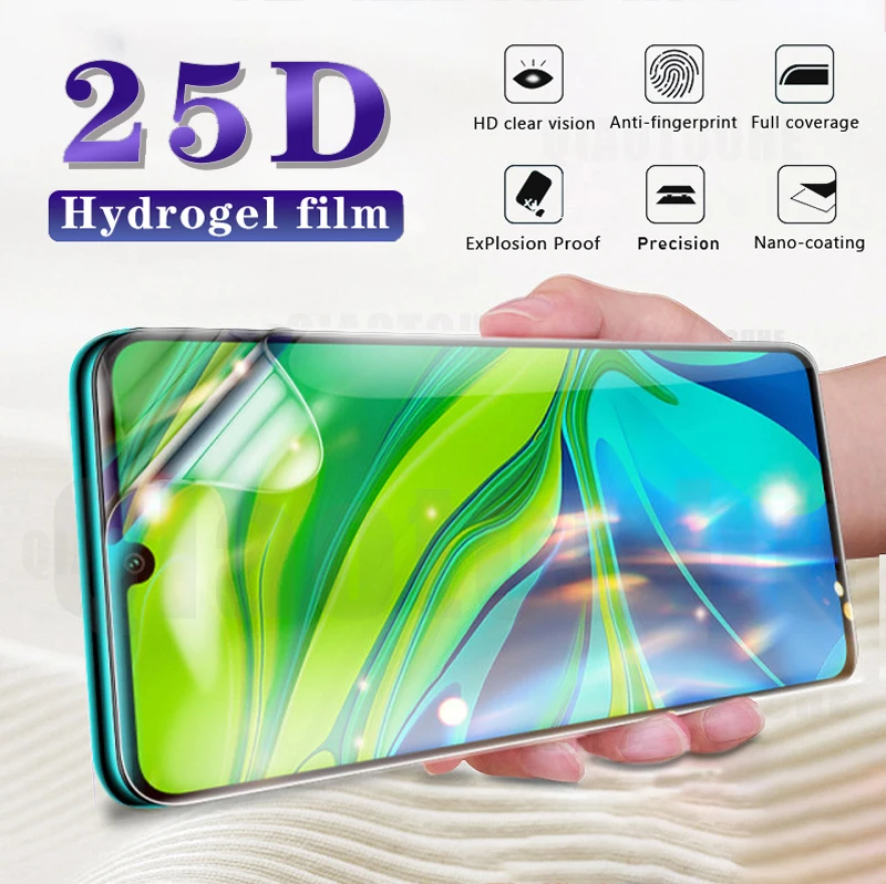 25D Защитная пленка для экрана Xiaomi Mi cc9 Pro cc9e Гидрогелевая 9 Lite 9x 9se 9t мягкая не