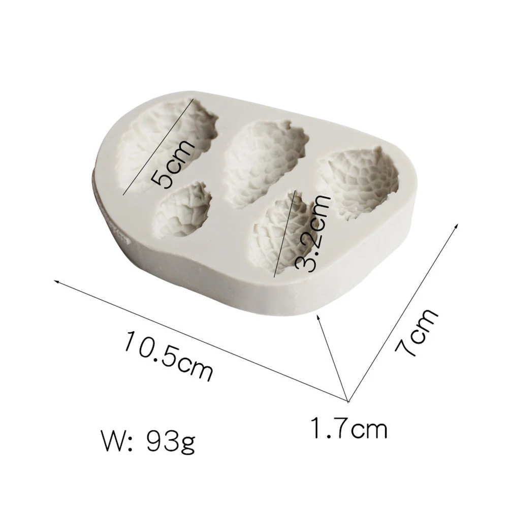 10 5*7 см рождественские сосновые шишки Форма Торт помадка форма конфеты шоколад