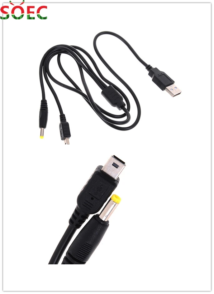 Лидер продаж 2-в-1 USB-кабель для передачи данных/зарядное устройство Psp 1000 / 2000 /3000