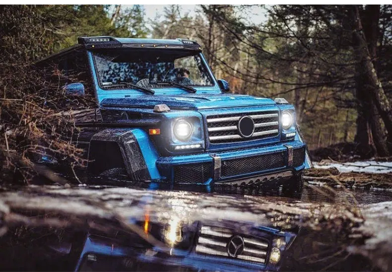 DY_L автомобильный Стайлинг для Benz W463 G350/G500/G55/G63 полный светодиодный фары Полный светодиодный корпус передней фары светодиодный бифокальный объектив