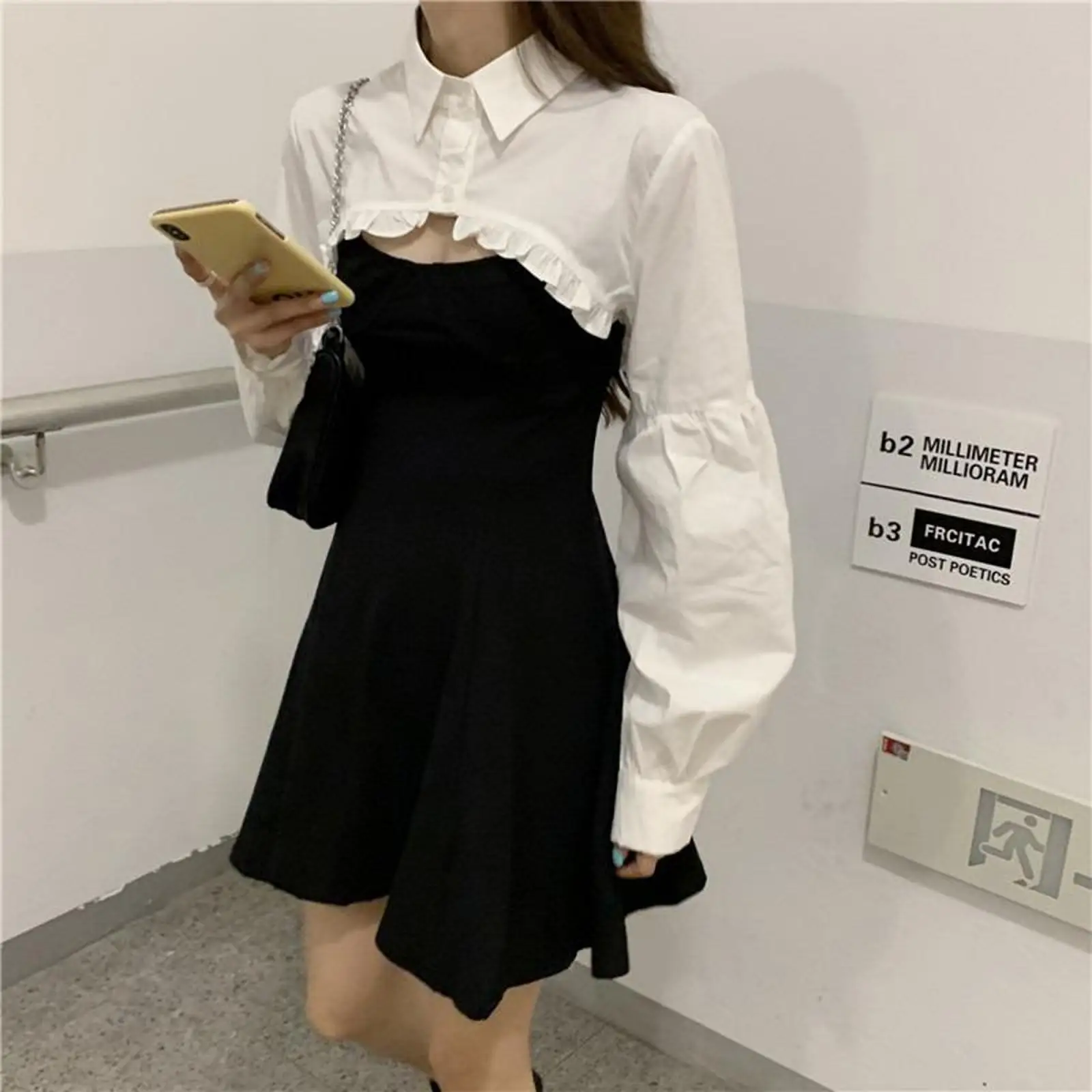 

Women False Collar Elegant Girls Half Blouse Shirt Removable Accessories