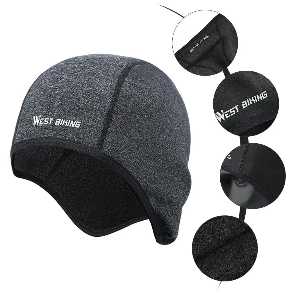 Дышащая Лыжная Кепка с черепом универсальная зимняя теплая шапка для шлема