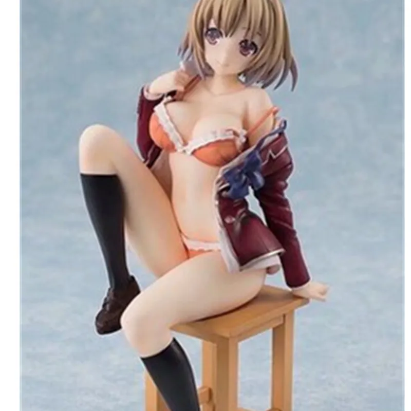 Комикс Сексуальная аниме-девушка Kikyou Kushida сидя Фигурки ПВХ 1/6 изменить лицо