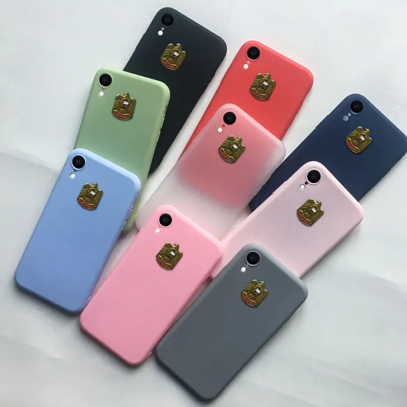 Чехол с гербом национального флага оаэ для iphone 11 Max Pro X 6 6s 7 8 Plus XS XR мягкие