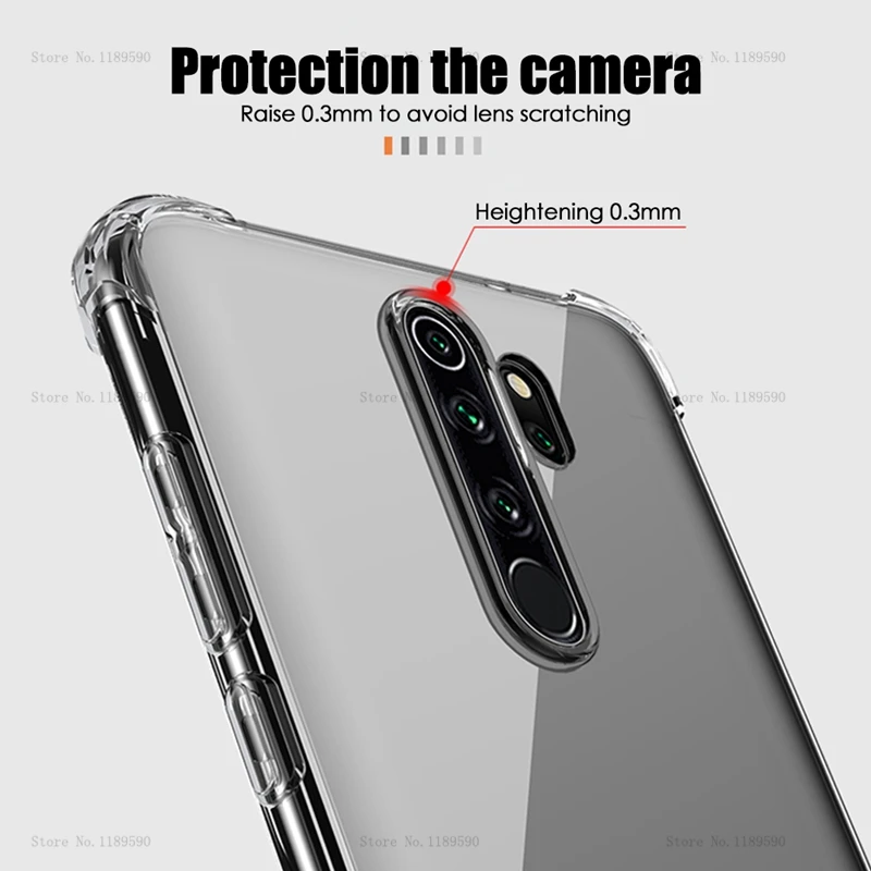 Роскошный противоударный силиконовый чехол для телефона Xiao mi Red Note 8 Pro 8T 8A 9t 9 SE A3