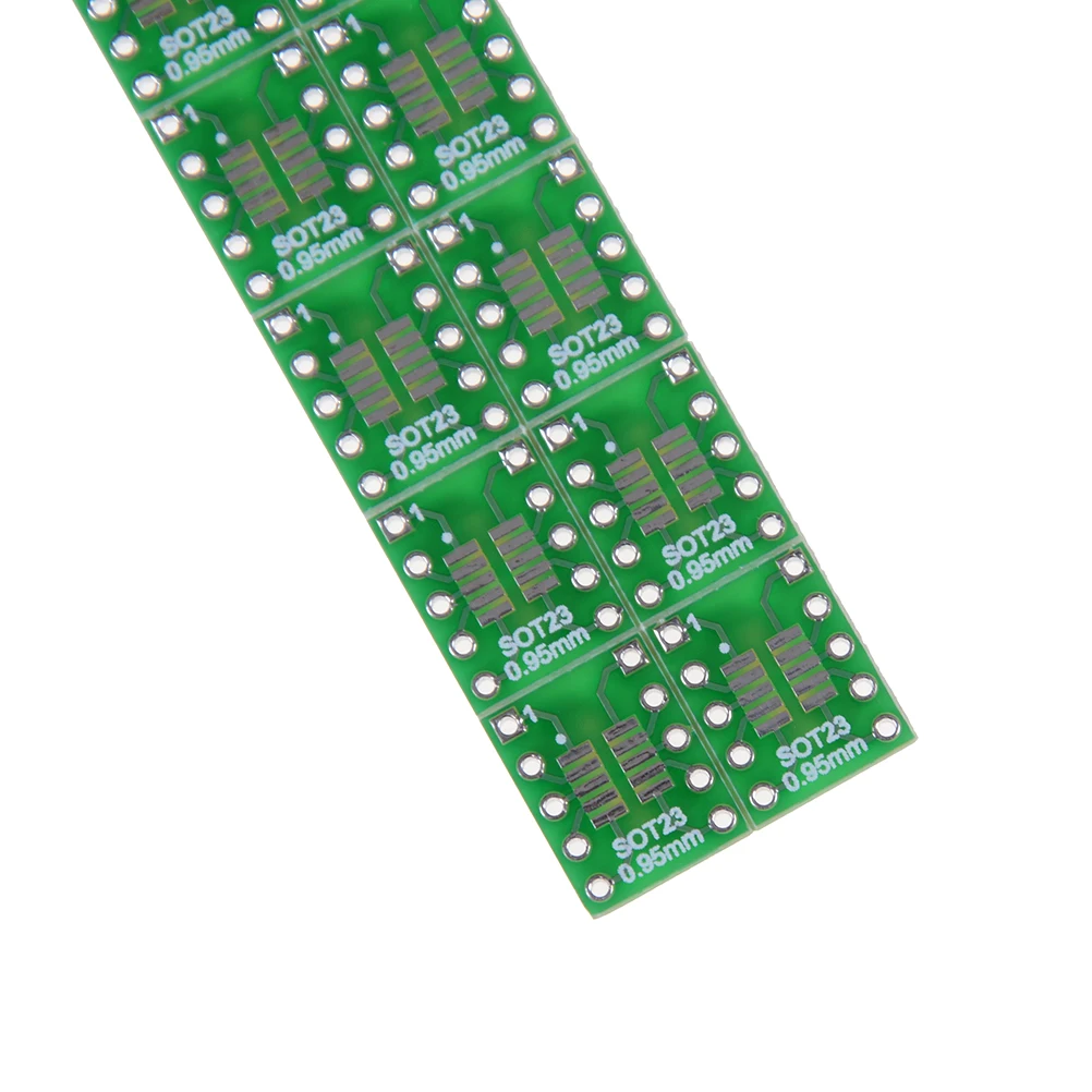 10 шт. SOT23 SOP10 MSOP10 Umax SOP23 в DIP10 Pinboard smd для dip Адаптерная пластина 0 5 мм/0 95 мм до 2 54 DIP Pin